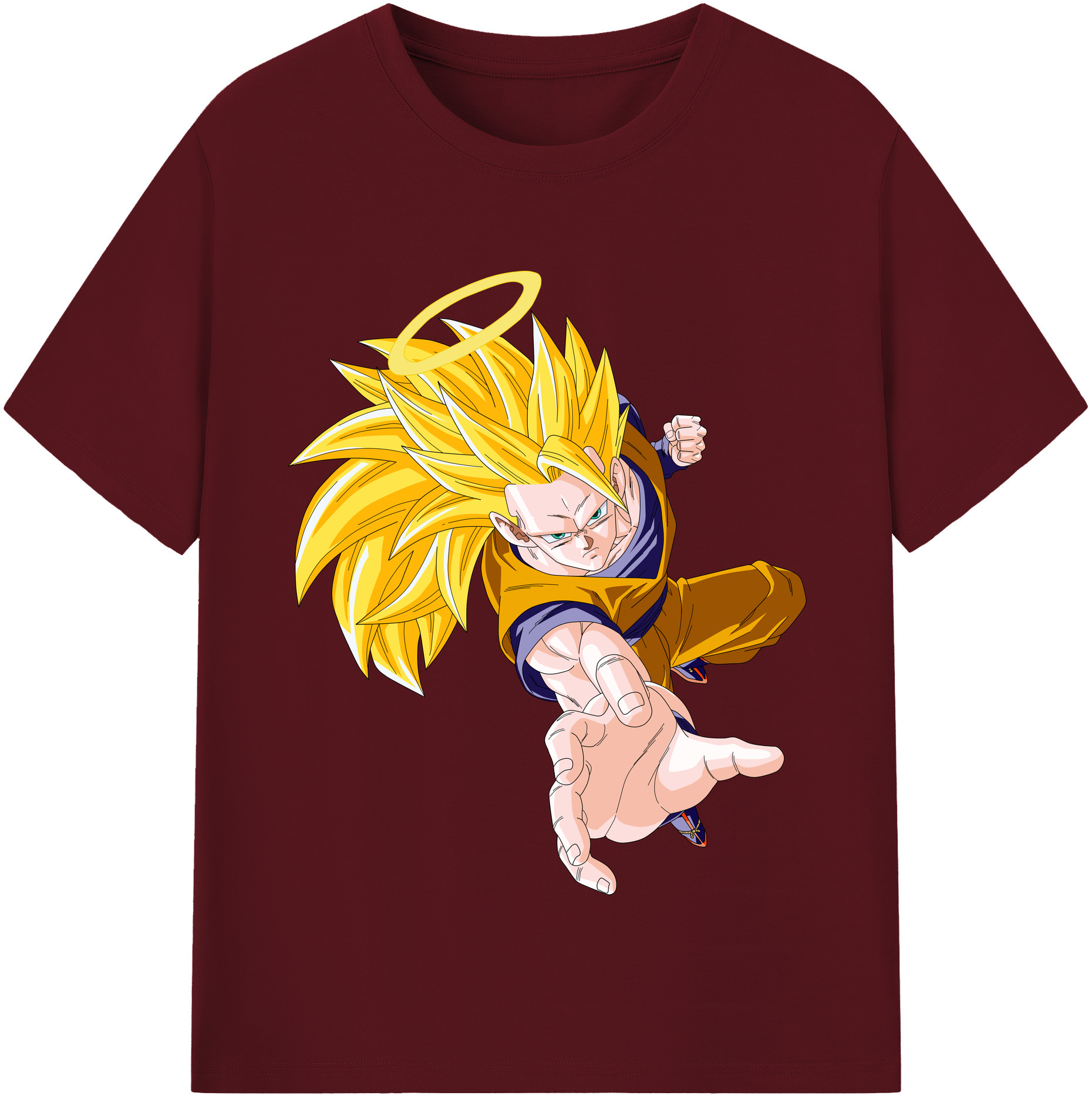（画像用） ドラゴンボール 孫悟空（そん ごくう）Son Goku カカロット DRAGON BALL Kakarotto 綿100％半袖Tシャツ（フロントプリント）
